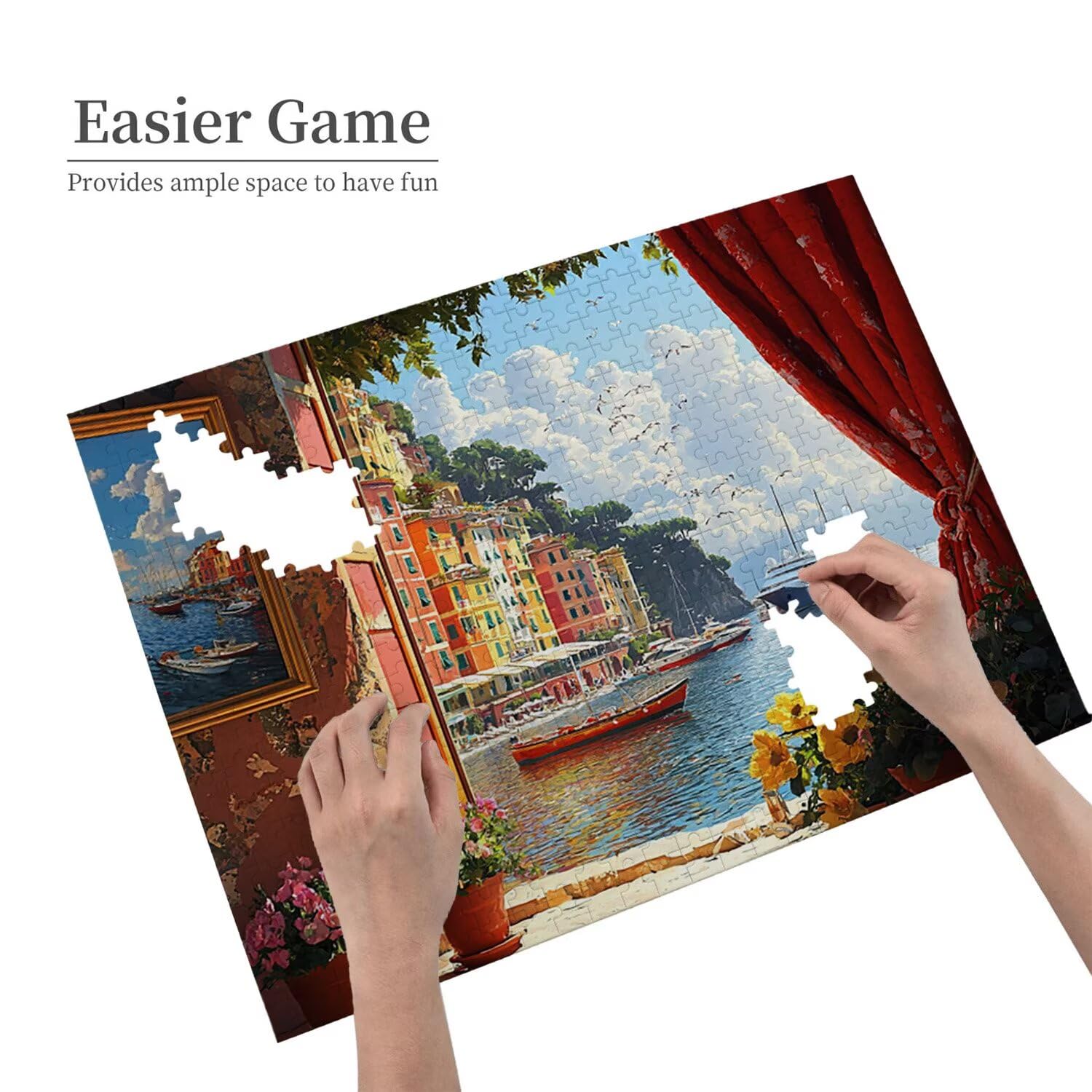 Puzzle in Legno per Adulti 1500 Pezzi | Panoramica| Giocattoli Educativi | Puzzle Adulti E Famiglie Decor | Dimensione Di 87x57cm | Regalo Adultis | Regali Natale (Formato: 34.8x22.8in) o-97