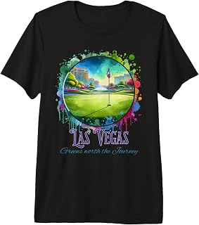 Las Vegas Golf Destination Greens Premium Tri-Blend T-Shirt