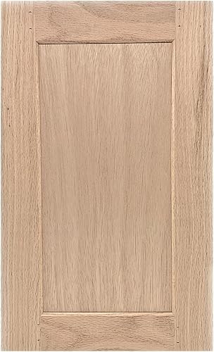 Miniatura 2 de ONESTOCK Reemplazo de puerta de gabinete de cocina de roble sin terminar de 17.75 W x 23 H, estilo coctelera