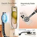 Kratos 41 Inch Magnetic Tripod Stand for iPhone, Aluminum Tripod with Strong Magnetic Holder for MagSafe Design Mobile Phones, 360° Rotation, BT Remote for Selfies, Vlogging & Travel gallery image