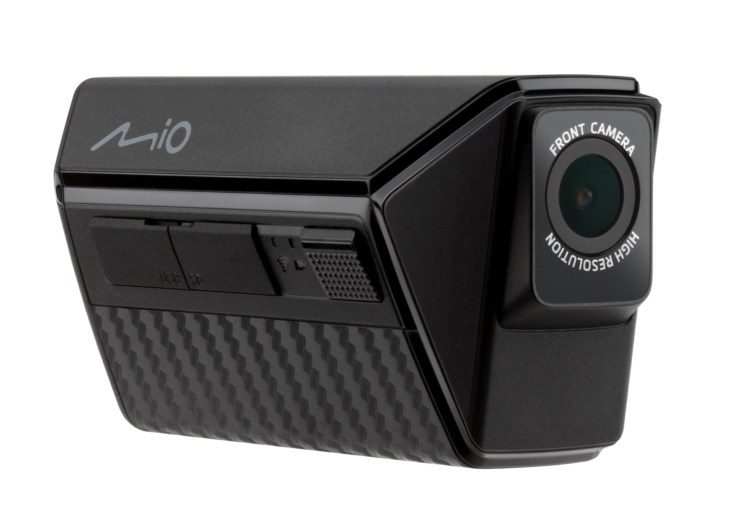 Mio Dashcam Motorrad Vorne Hinten kabellos mit akku 4,5 Stunden, dashcam motorradhelm mit Schutzart IP67, 2.5K HDR,GPS, Wi-Fi, 60fps, App-Steuerung, 3 Jahre Garantie (MiVue MP30)