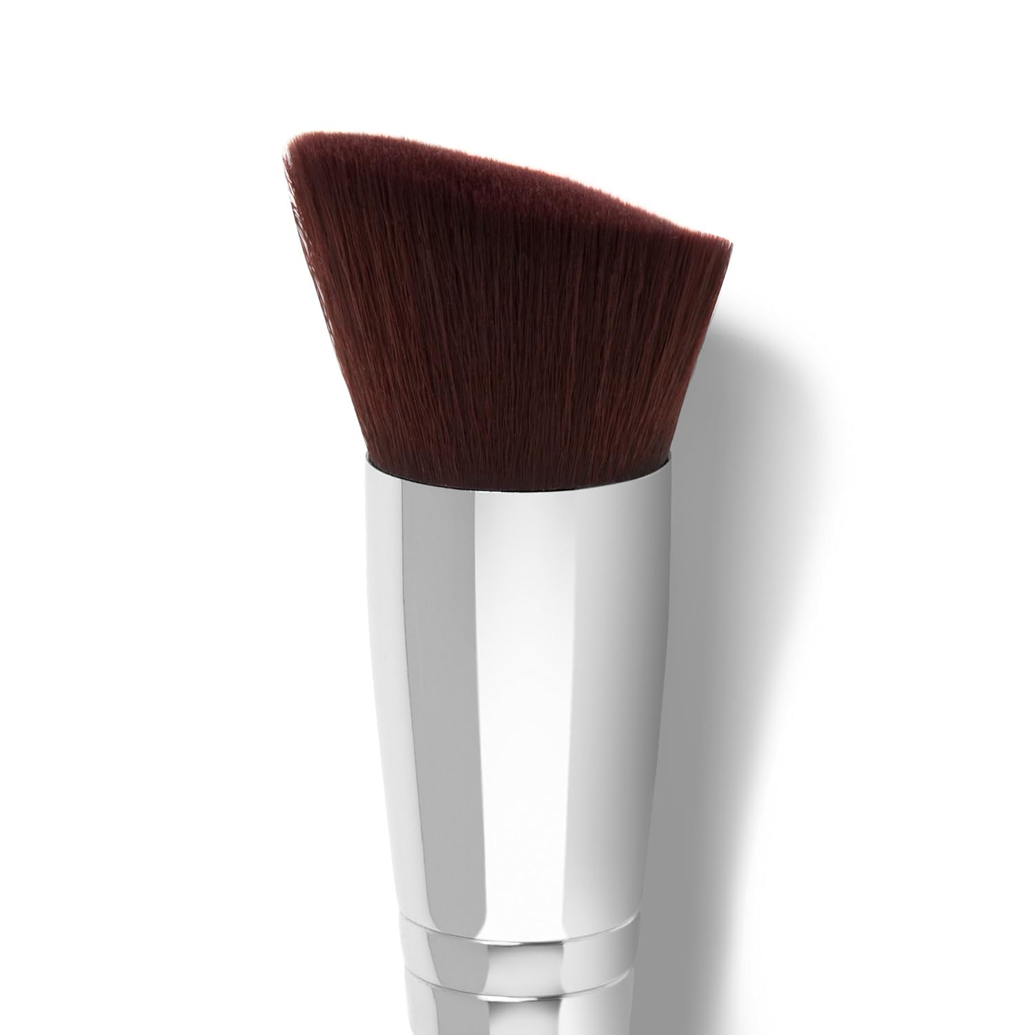BEST PROFESSIONAL KABUKI BRUSH Angled Top - For Perfect Natural Look - Use For Liquid, Cream Mineral, Cake & Bare Powder Foundation & Face Cosmetics - Super Soft Dense Synthetic Bristles - Buffing, Blending, Stippling and Face Brush - Case Included : Beauty & Personal Care