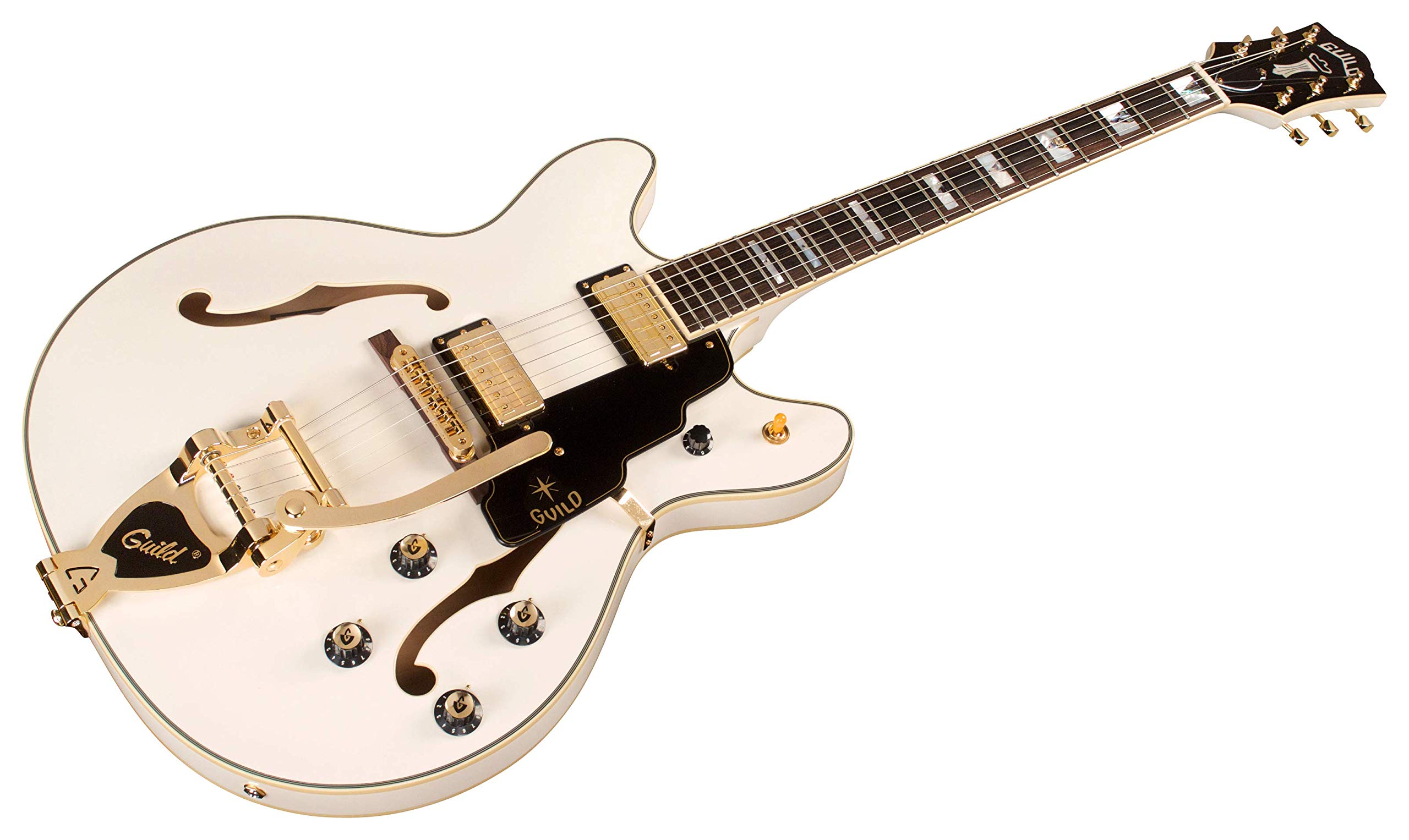 Amazon.co.jp: GUILD Semi-Acoustic Guitar DC Guild Vibrato