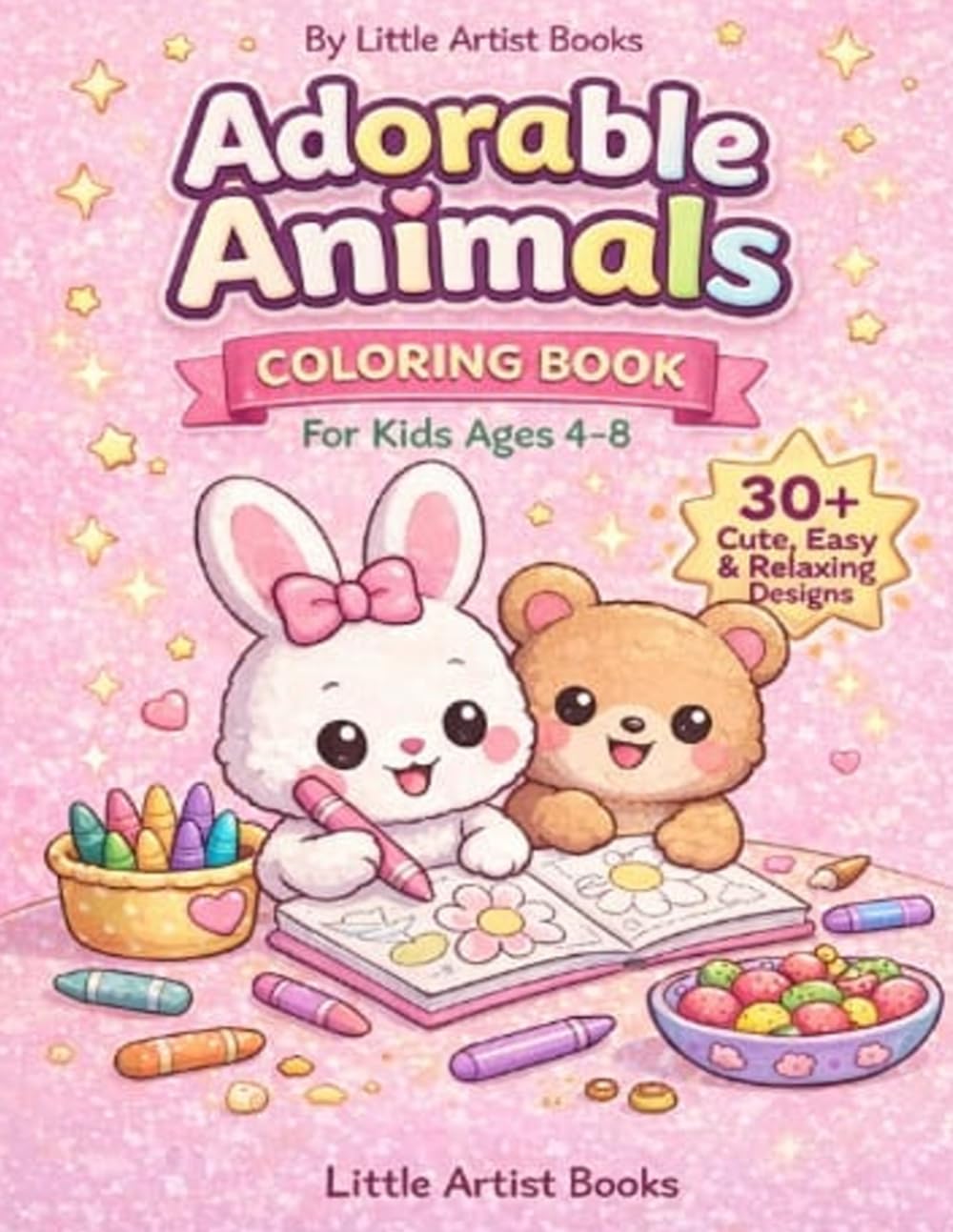 Cute Friends (Relax & Easy Coloring)