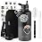 WixByti 87 oz Insulated Water Bottle with Straw (Cold for 48 Hrs), Half Gallon Stainless Steel Triple Wall Vacuum Sports Water Jug, Leakproof Hydro Cup Flask with Straw Spout Lids & DIY Stickers