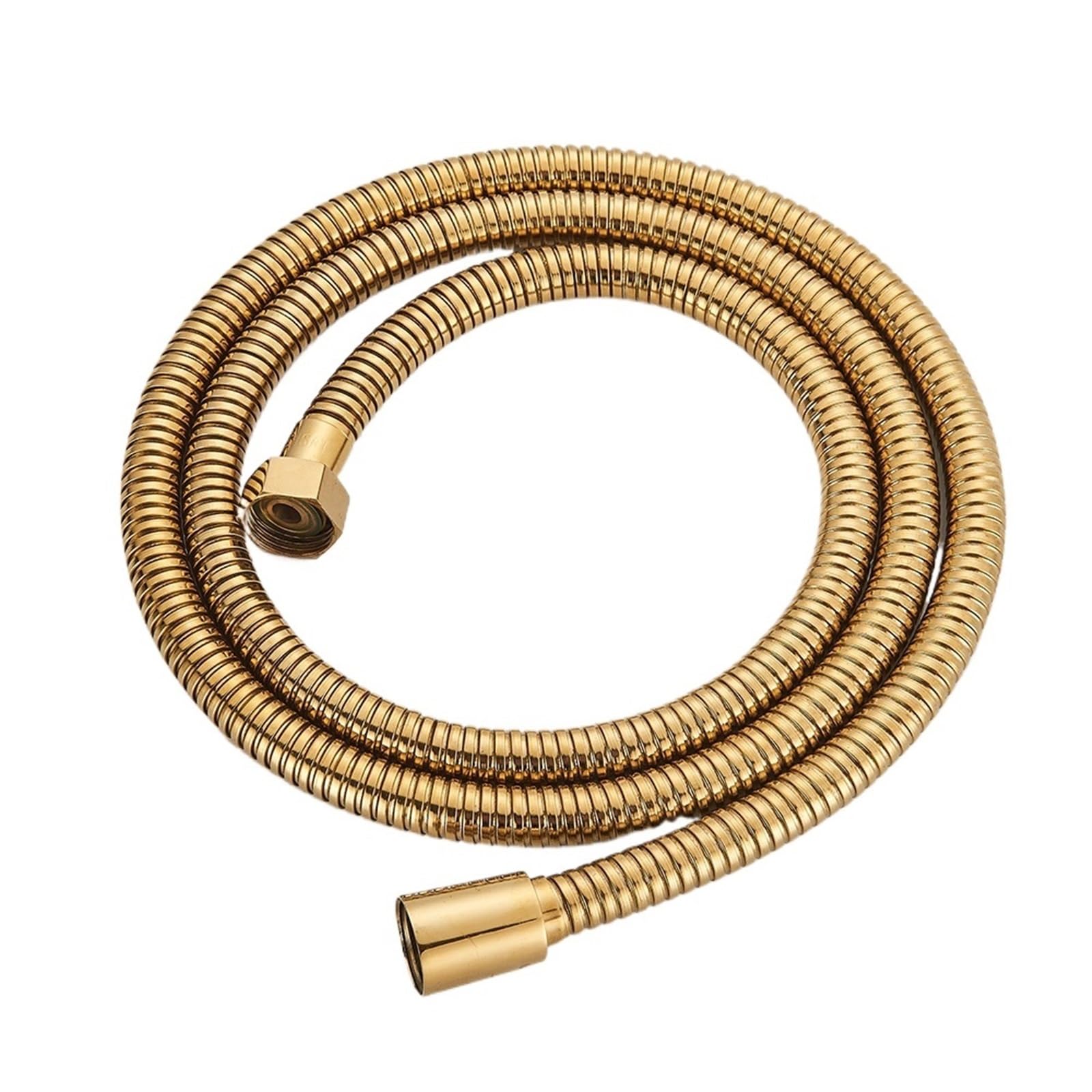Lyxygmv Golden Shower Hose 1.5Mbathroom Replacement Hand Flexible Hose/Pipe Black Bronze Faucet Pipe For Bathroom Showers(Golden)