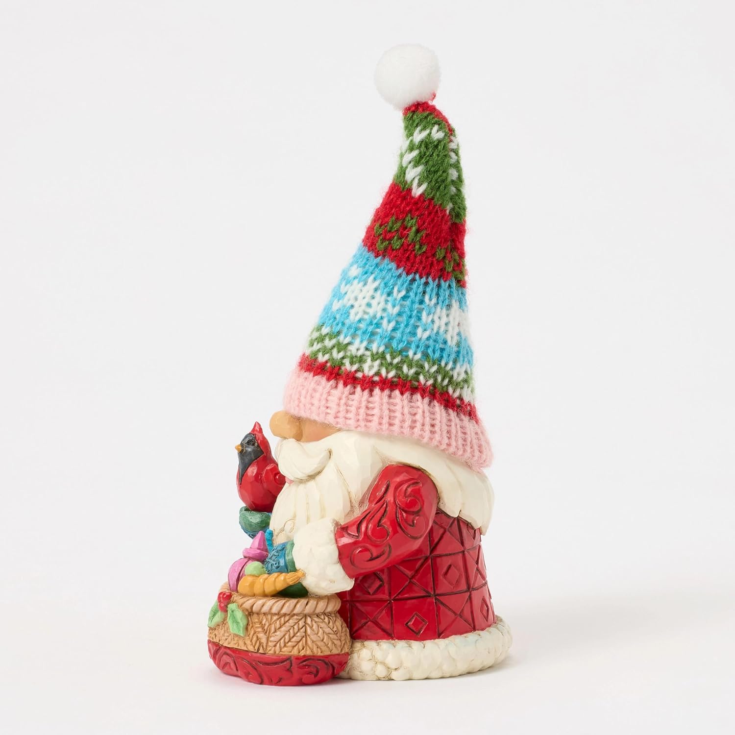 Enesco Jim Shore Heartwood Creek Holiday Gnome Wearing a Knit Hat Figurine, 5.71 Inch, Multicolor - Image 2