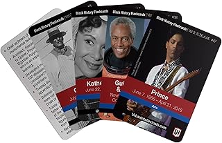 Urban Intellectuals Black History Flash Cards â€“ Volume 3 â€“ Education Resources â€“ Black Heroes in STEM and The Arts â€“ Includes Bonus Martin Luther King Card â€“ Exceptional Black Inventors