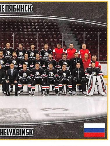 2017-18 Panini KHL 10th Season Sticker Collection Hockey #93 Team Photo Tractor Chelyabinsk Official Kontinental hockey league 2 Inch Wide X 2.5