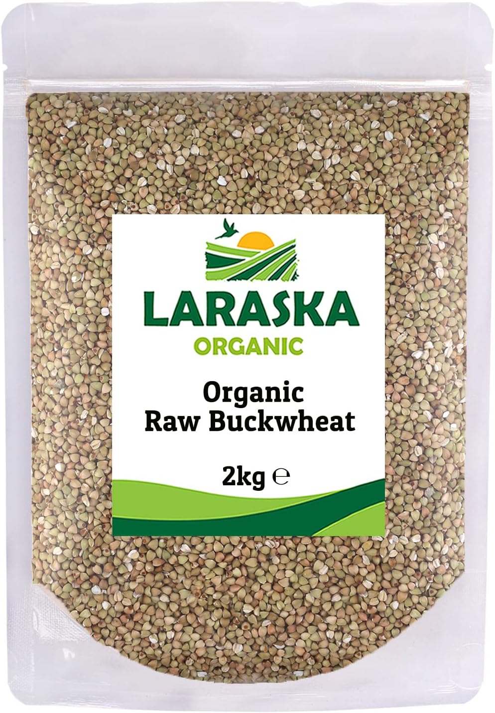 Organic Raw Buckwheat 2kg Buckwheat Grain Groats, Rich in Iron