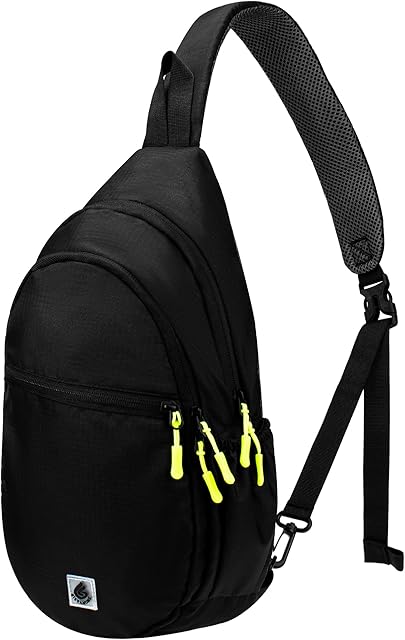 Gisdanchz Sling Backpack Bag - Water Repellent, 8.8L - Small Rucksack for Short Trip