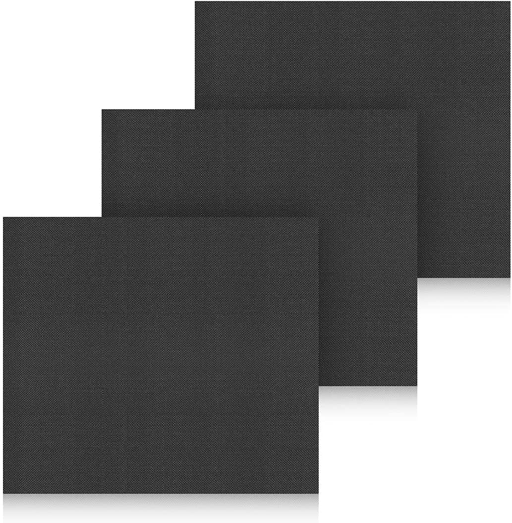 YunQin Air Fryer Oven Liners, 3 Pack Non-Stick Air Fryer Oven Mat Baking Mat Compatible with Ninja Foodi SP101 Ninja Air Fry Oven DT251 Toaster Oven Microwave Bottom of Gas & Electric Ovens