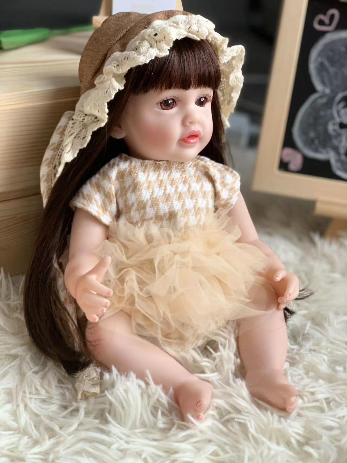Nano Classic 13 inch 32 Cm Reborn Baby Doll Soft Full body Silicone Newborn real like Baby Doll Girl Toy- 13G