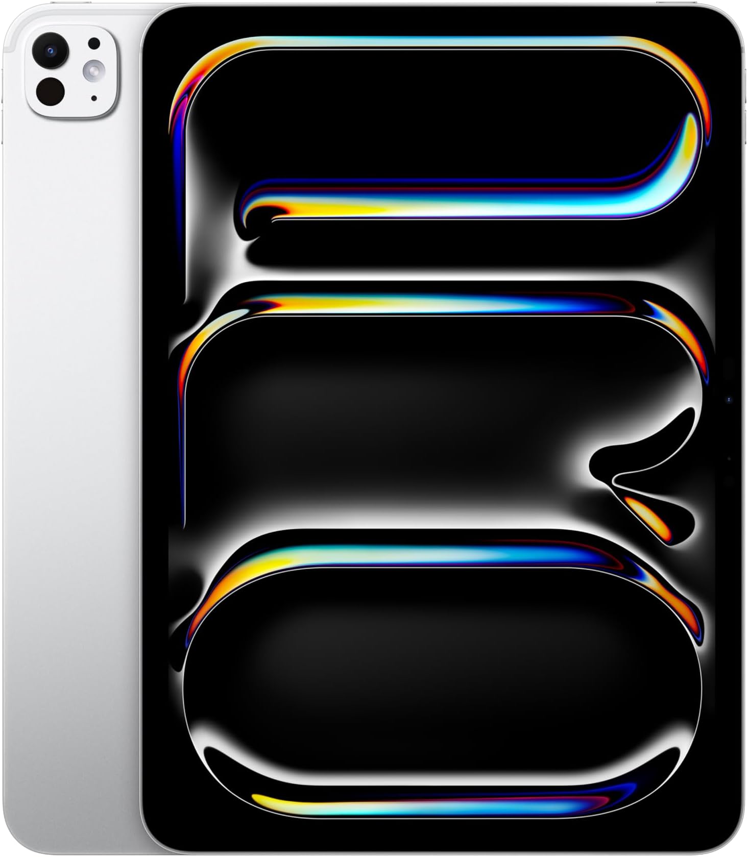 Apple iPad Pro 11-inch (M4): Ultra Retina XDR display, 1TB, Landscape 12MP Front Camera/12MP Back Camera, LiDAR scanner, Wi-Fi 6E, Face ID, All-Day Battery Life, Standard glass - Silver