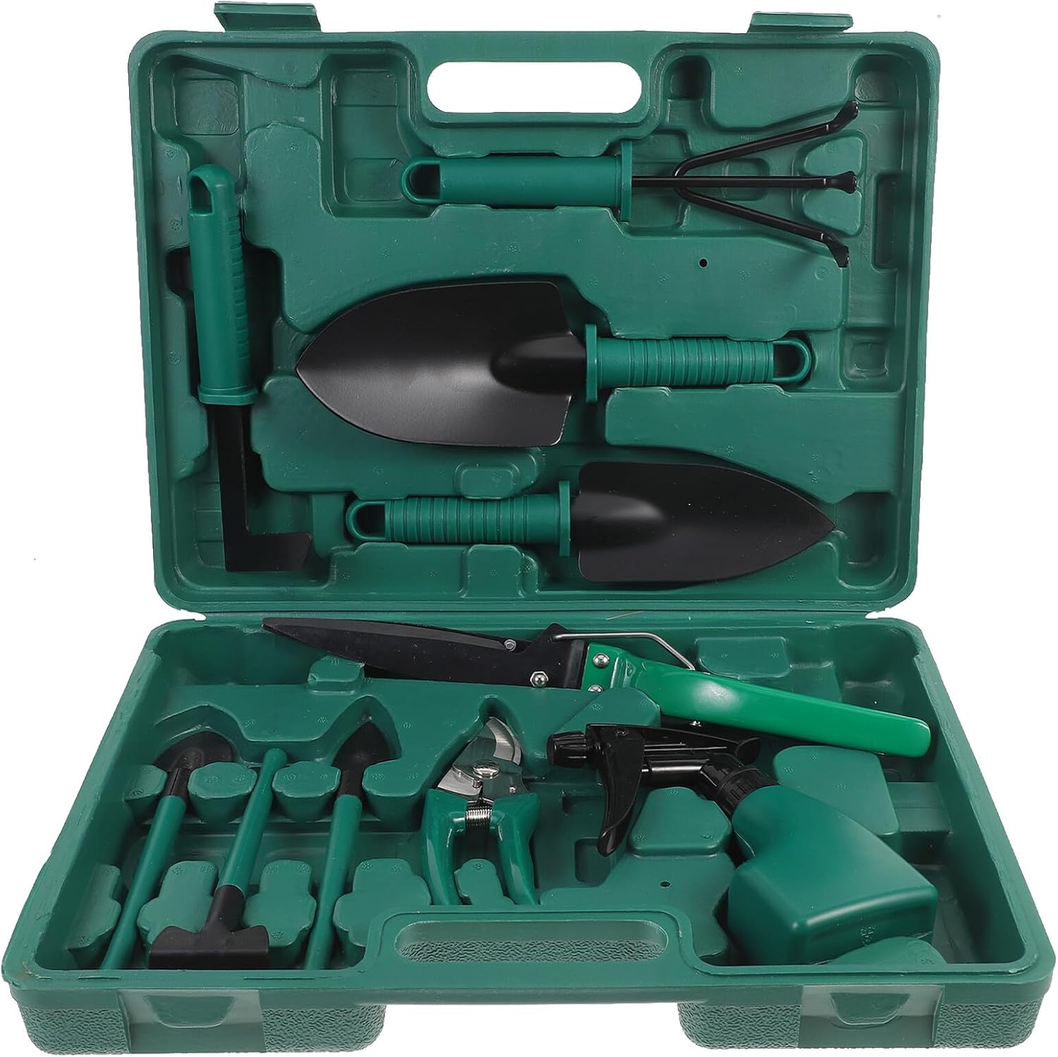 Multi-Purpose Gardening Shovels Set Portable Garden Tools for Planting and Soil Loosening with Comfortable Handles Lightweight Rakes and Clippers for Outdoor Use