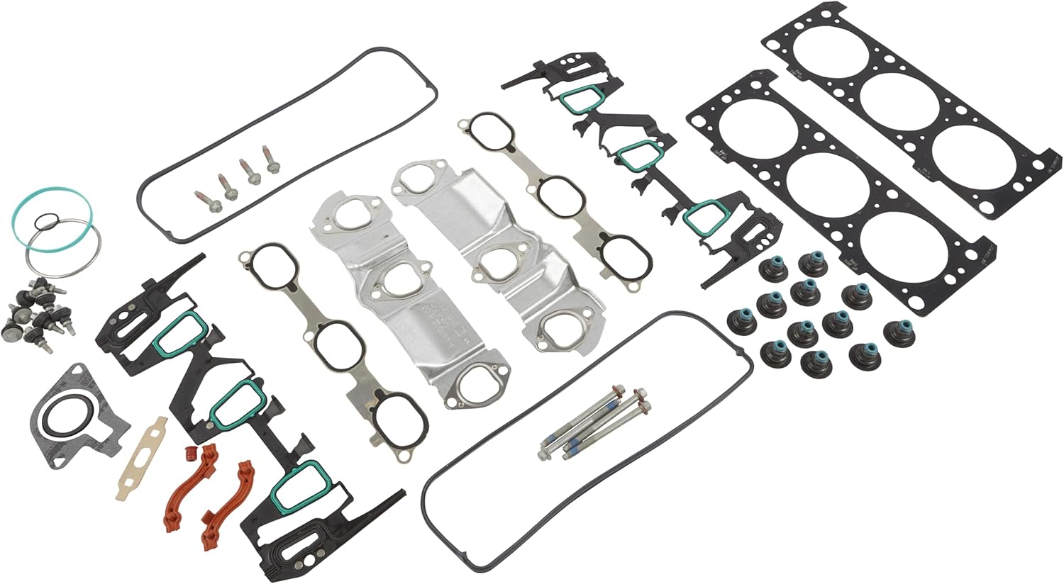 GM Genuine Parts HS006 (19366846) Cylinder Head Gasket Kit with Gaskets, Seals, and Bolts
