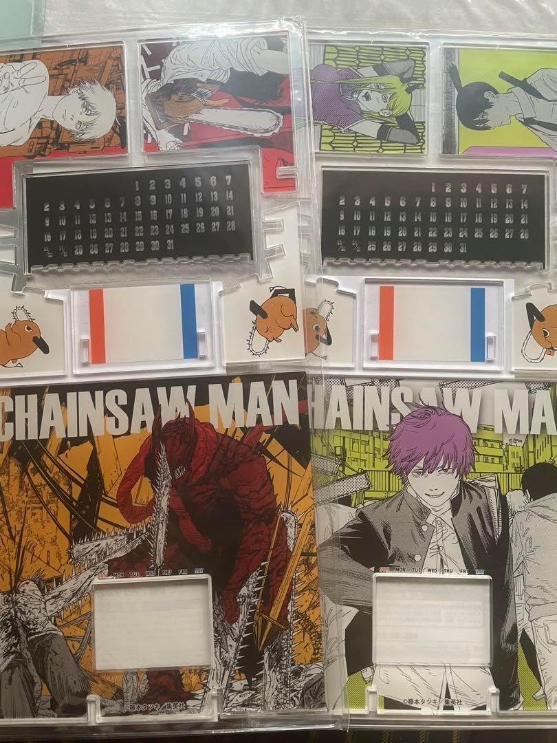 チェンソーマン カレンダー2025 プラスチックケース付き卓上カレンダー チェンソーマン カレンダー2025 プラスチックケース付き卓上カレンダー
