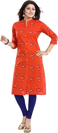 Unifiedclothes Women s Indian Kurti Tunic Top - Ethnic Traditional Casual Party Festival Wear Women Fashion Casual Short Kurti Tunic Shirt MM252