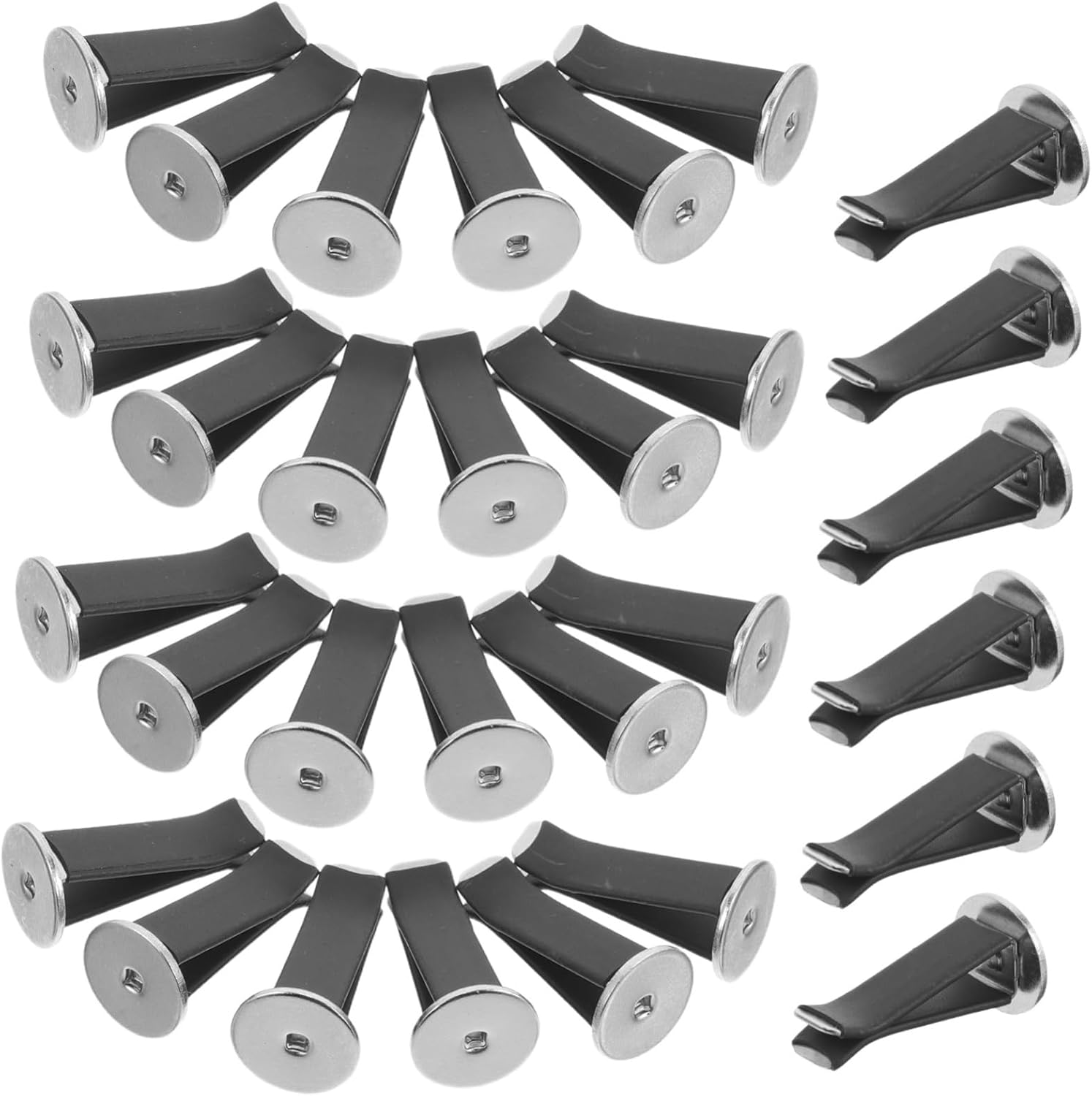 30pcs Chic Air Conditioner Outlet Diffuser Accessories for Home Office and Vehicle Easy to Use Replacement Clips for Freshies Supplies