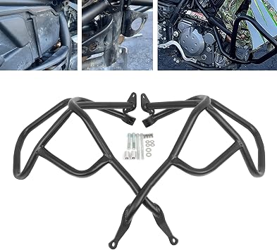 Worldmotop Engine Guard Highway Crash Bars Replacement for Kawasaki Klr650 KLR 650 KL650E 2008-2018 Front