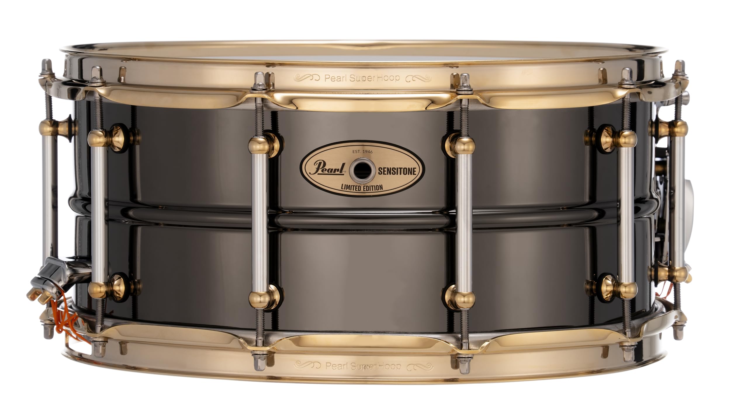 Pearl sensitone 14×5.5 brass スネア Amazon.com: Pearl Sensitone Limited-Edition Black Nickel
