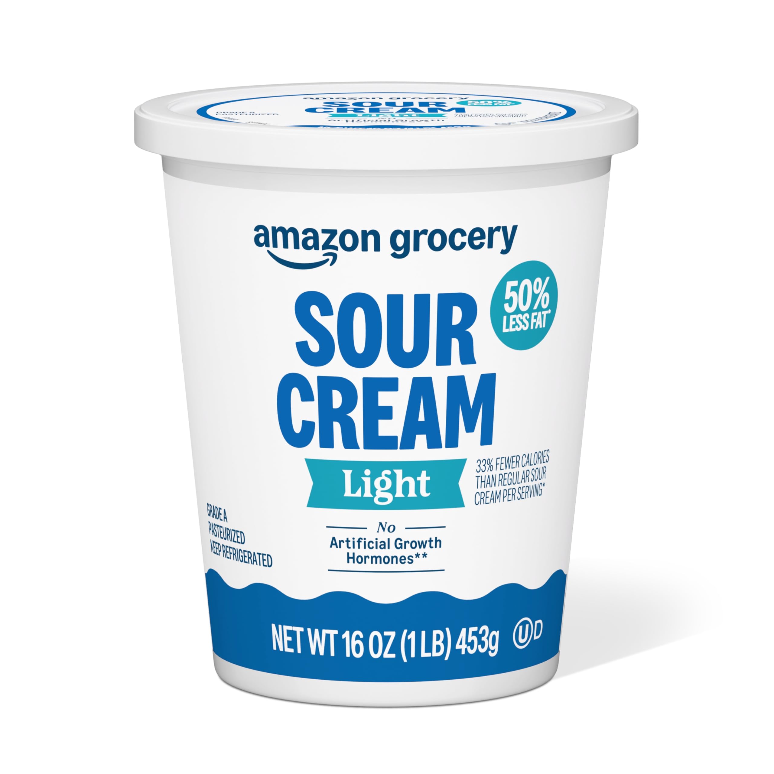 Amazon Grocery Light Sour Cream 16 Oz Previously Amazon Fresh Packaging May Vary