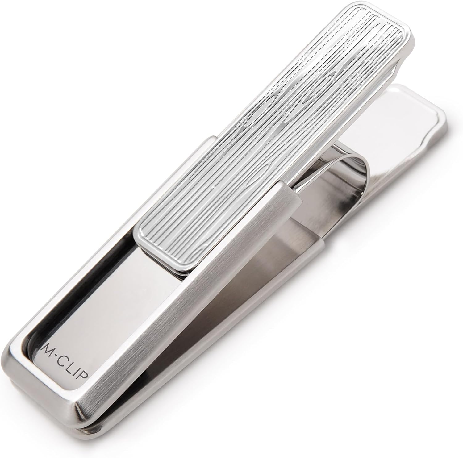 M-Clip Stainless Steel Money Clip - Cash and Credit Card Holder for Men - Minimalist Slim Wallet Alternative