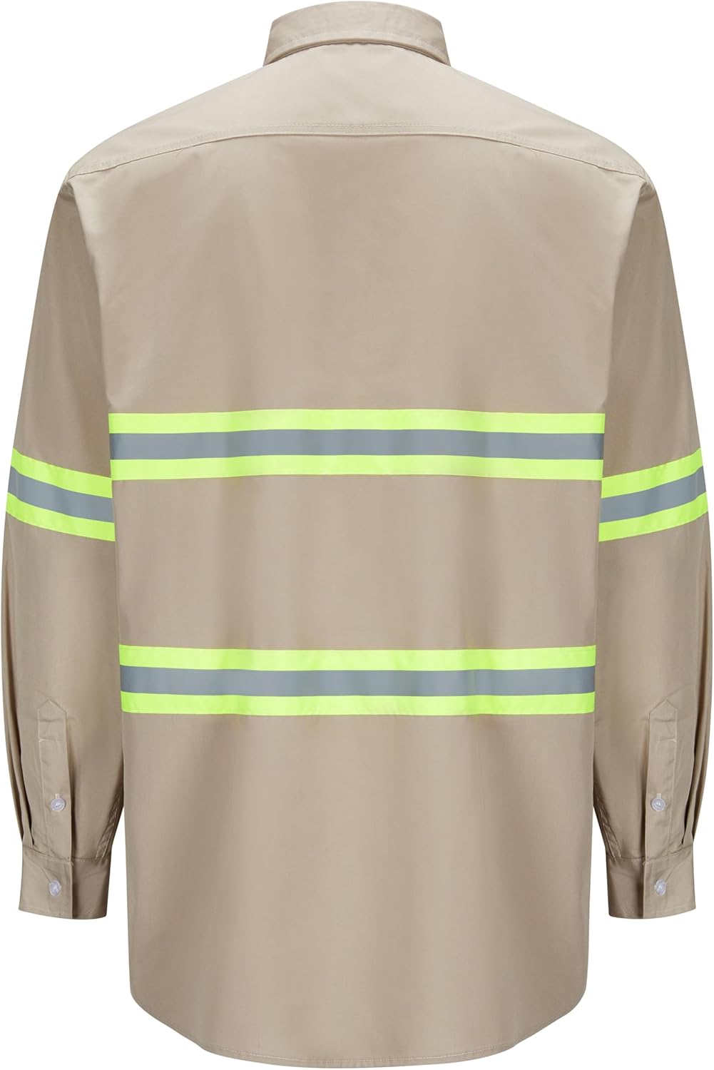 Ousafeve Class 3 Hi Vis Button Up Safety Work Shirts for Men Reflective - Image 5