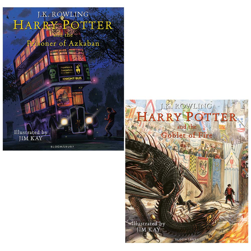 Jk Rowling Books Collection Set Harry Potter Illustrated Edition