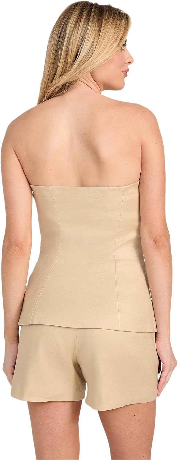 GUESS Women's Eco Sleeveless Isabeau Corset Top