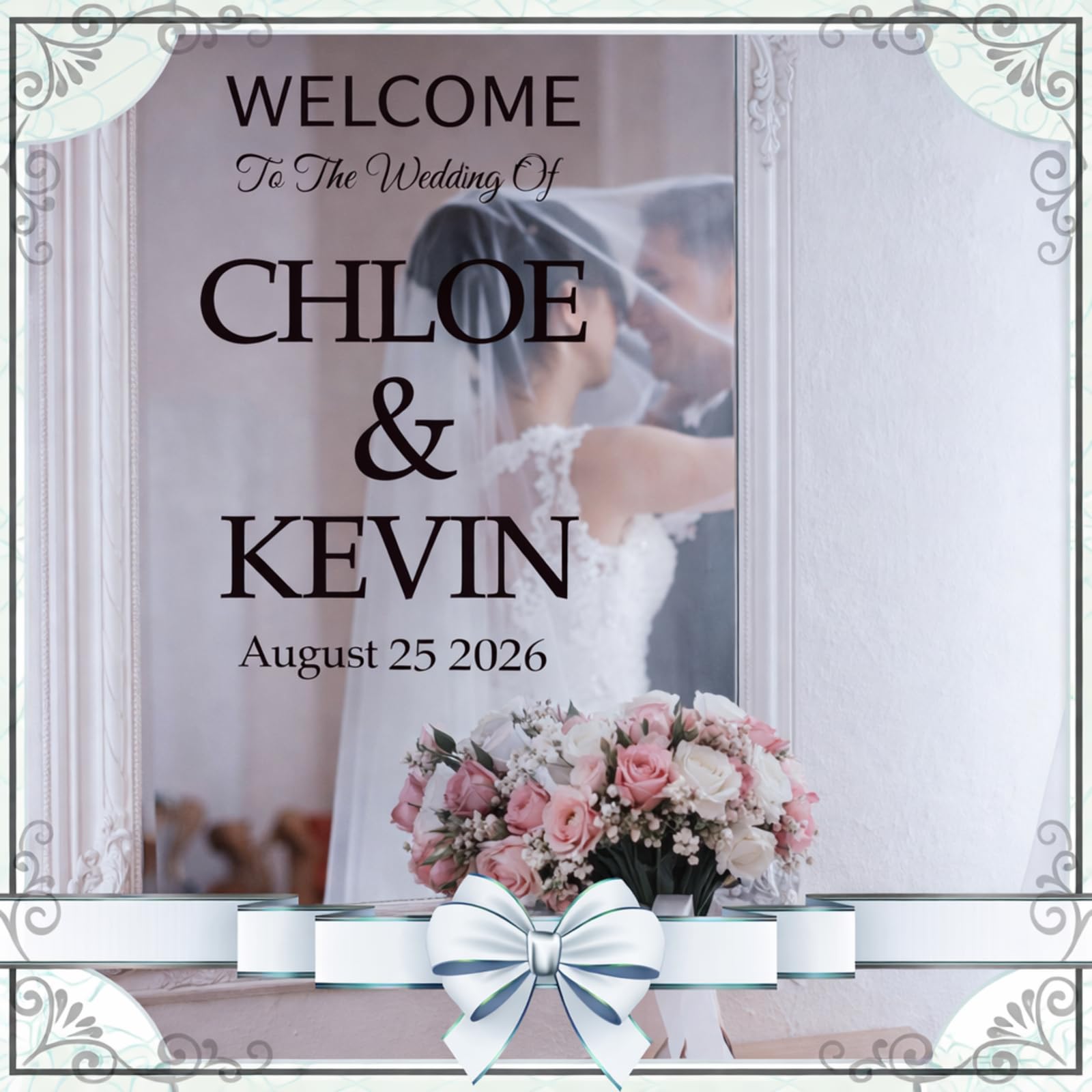 Amazon.co.jp: Dunzoom 5個 Welcome to Our Wedding Mirror Sign