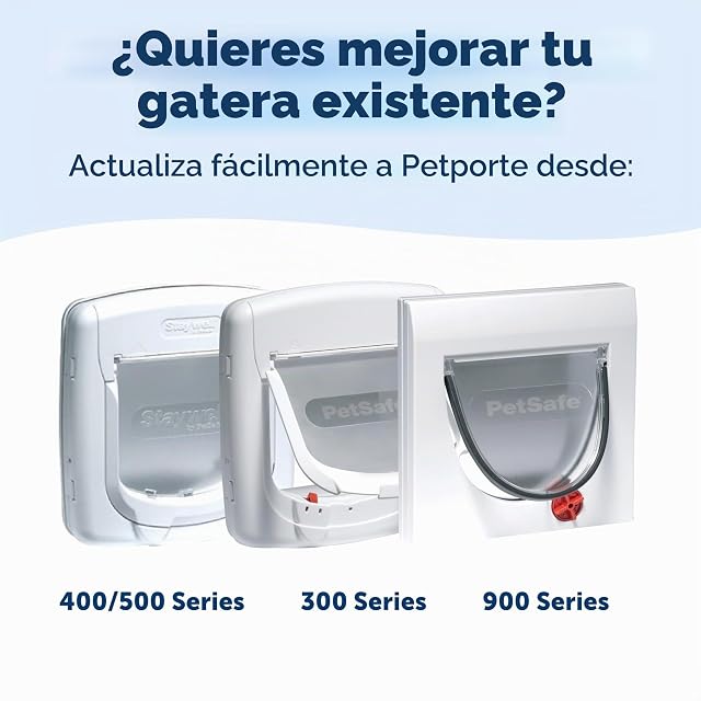 Foto 8 de 8 de PetSafe Gatera con Microchip Petporte, Puerta para Gatos Electrónica con Reconocimiento de Chip