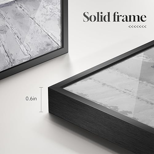 Miniatura 5 de Arte de pared divertido enmarcado de vaca de las tierras altas para baño, 4 piezas divertidas de animales azul marino, lindas vacas sentadas en el