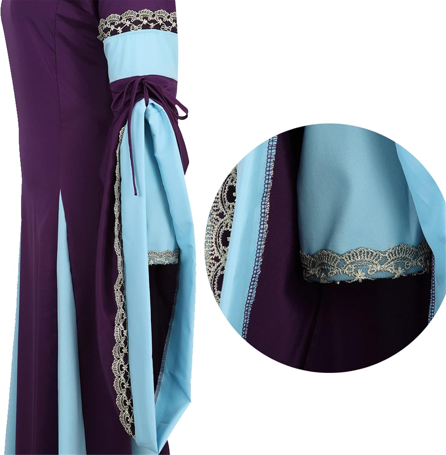 Zhitunemi Medieval Dress for Women Costumes: Renaissance Dresses Halloween Costumes Woman 2025 - Renaissance Festivals Fairs