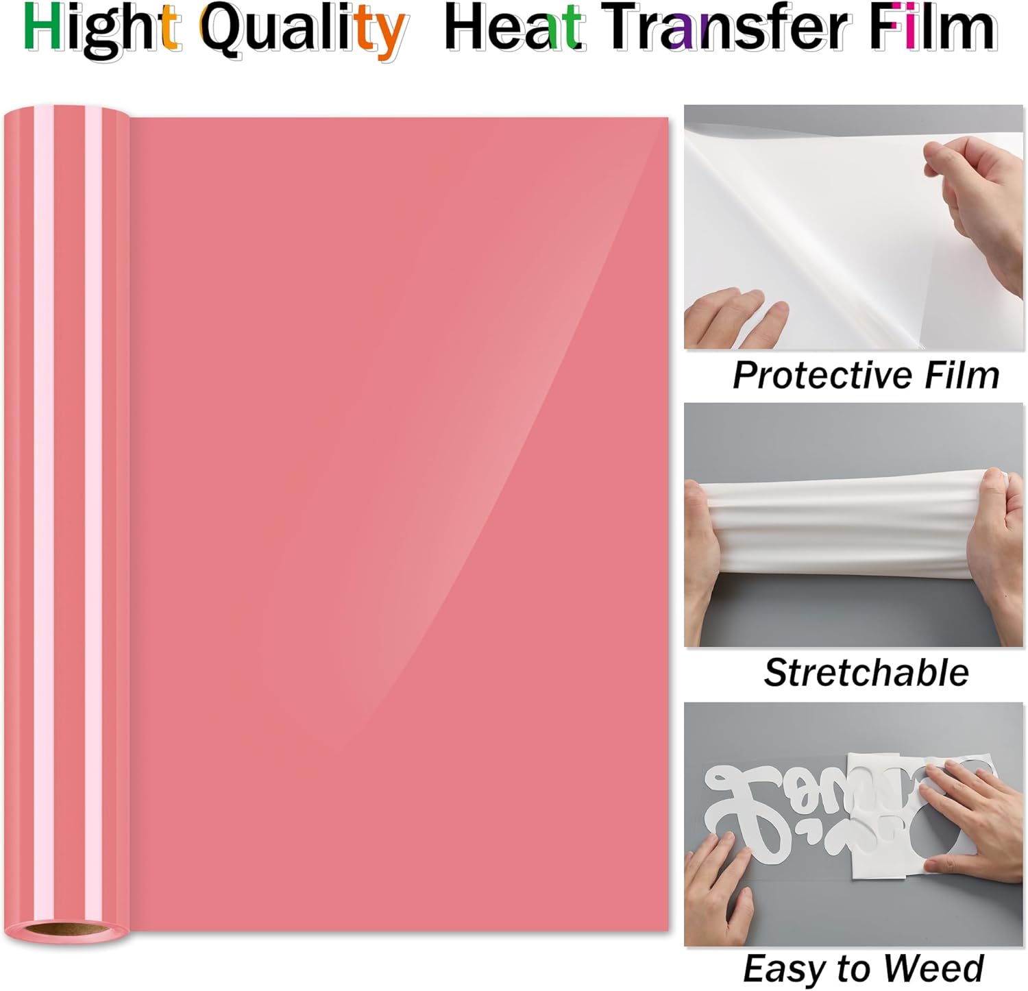 Sgooyir Coral Termotransfer Vinil primjer primjene na majici