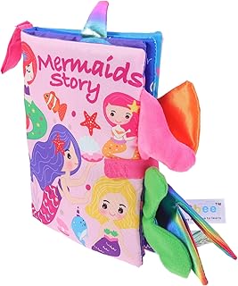 Amosfun 2 Pçs Livro De Pano De Cauda Infantil Crianças Playset Brinquedos Infantis Brinquedo Infantil Kidcraft Playset Livro De Educação Precoce Livro De Pano Prático Livro De Bebê