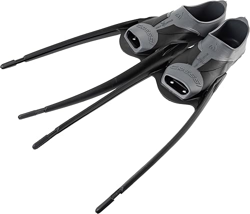 Cressi Aletas largas de buceo gratis con sistema de cuchillas intercambiables - Gara Modular Made in Italy