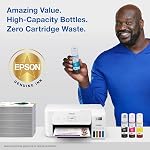Bouteille d'encre Epson 522 EcoTank Ultra-haute capacité Noir & Couleur Pack Combo (T522120-BCS) Compatible avec ET-2720, 2800, 2803, 2840, 4700, 4800, 4810