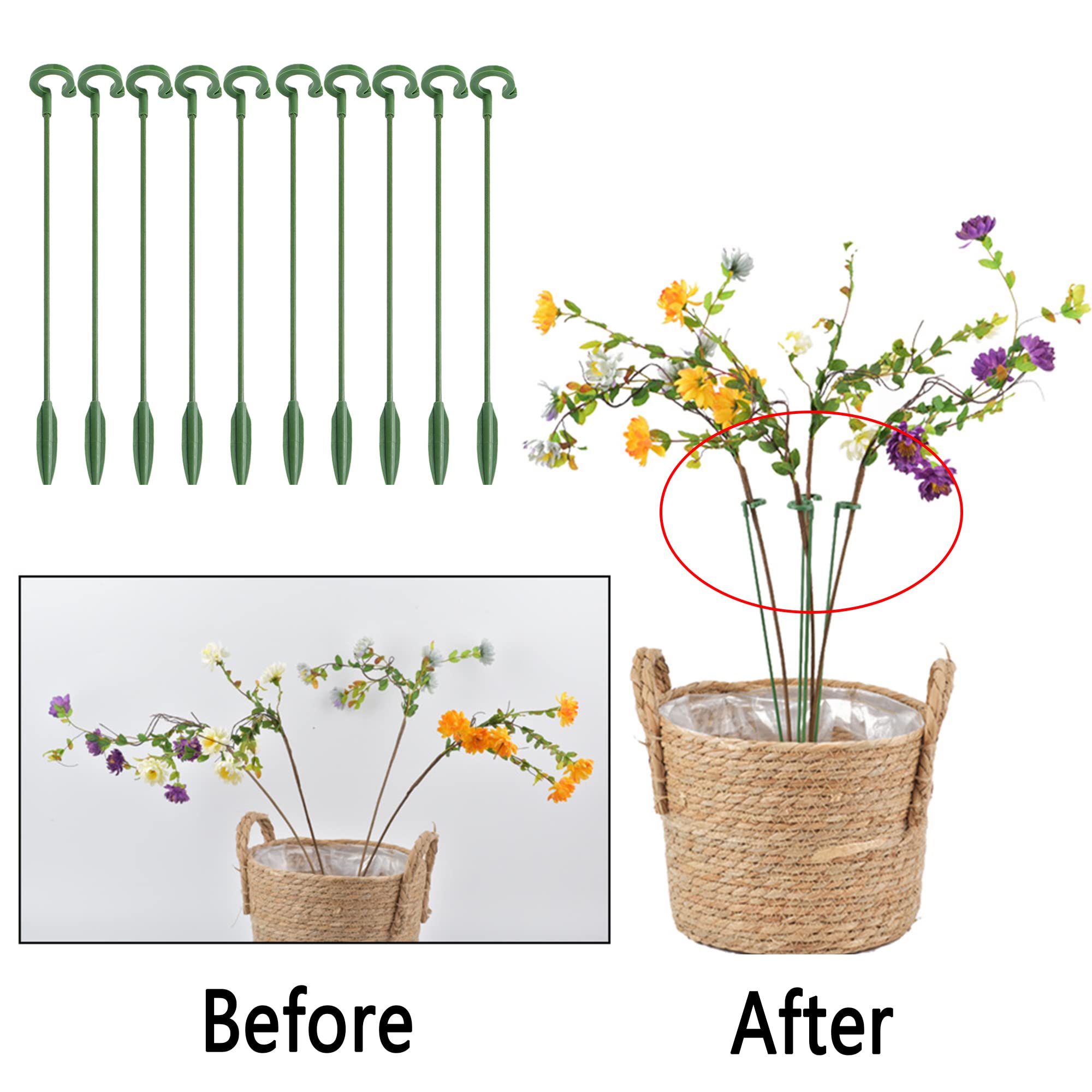 2 PZ BASTONCINI DI SUPPORTO PER GIARDINO ASTA SERRE RECINZIONI PIANTE 1