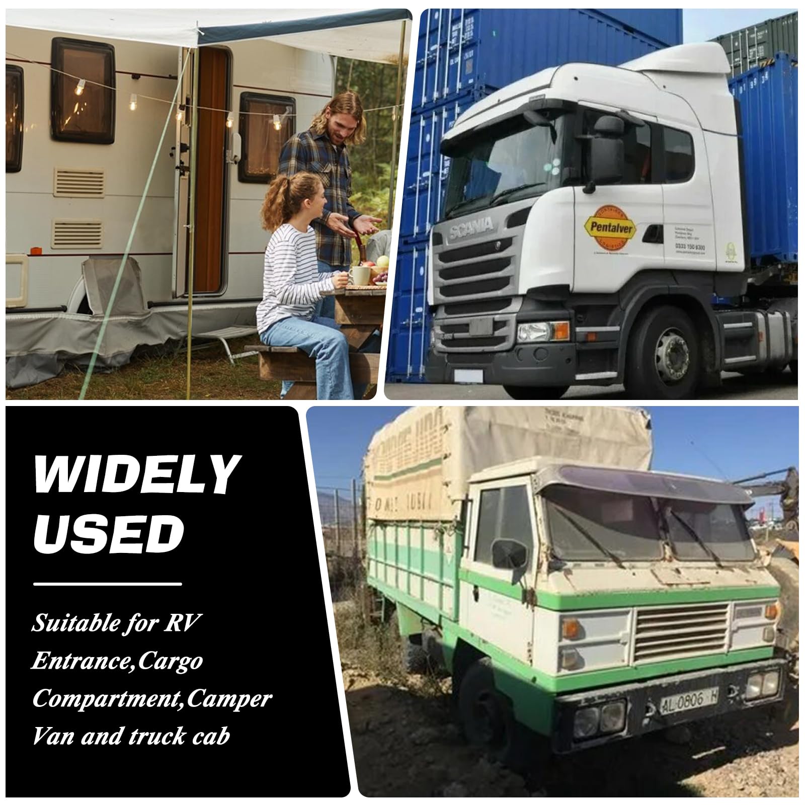 Pedana pieghevole per camion gradino: 195x170mm Pieghevole Pedana pieghevole, Pedana pieghevole per rimorchio, Lamiera d'acciaio zincato, Supporto di salita pieghevole per accessori furgone