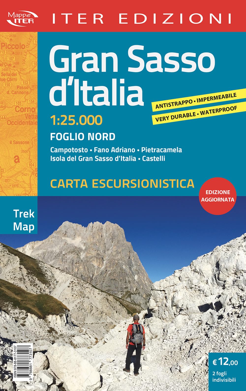 Gran Sasso d'Italia. Carta escursionistica 1:25. 000