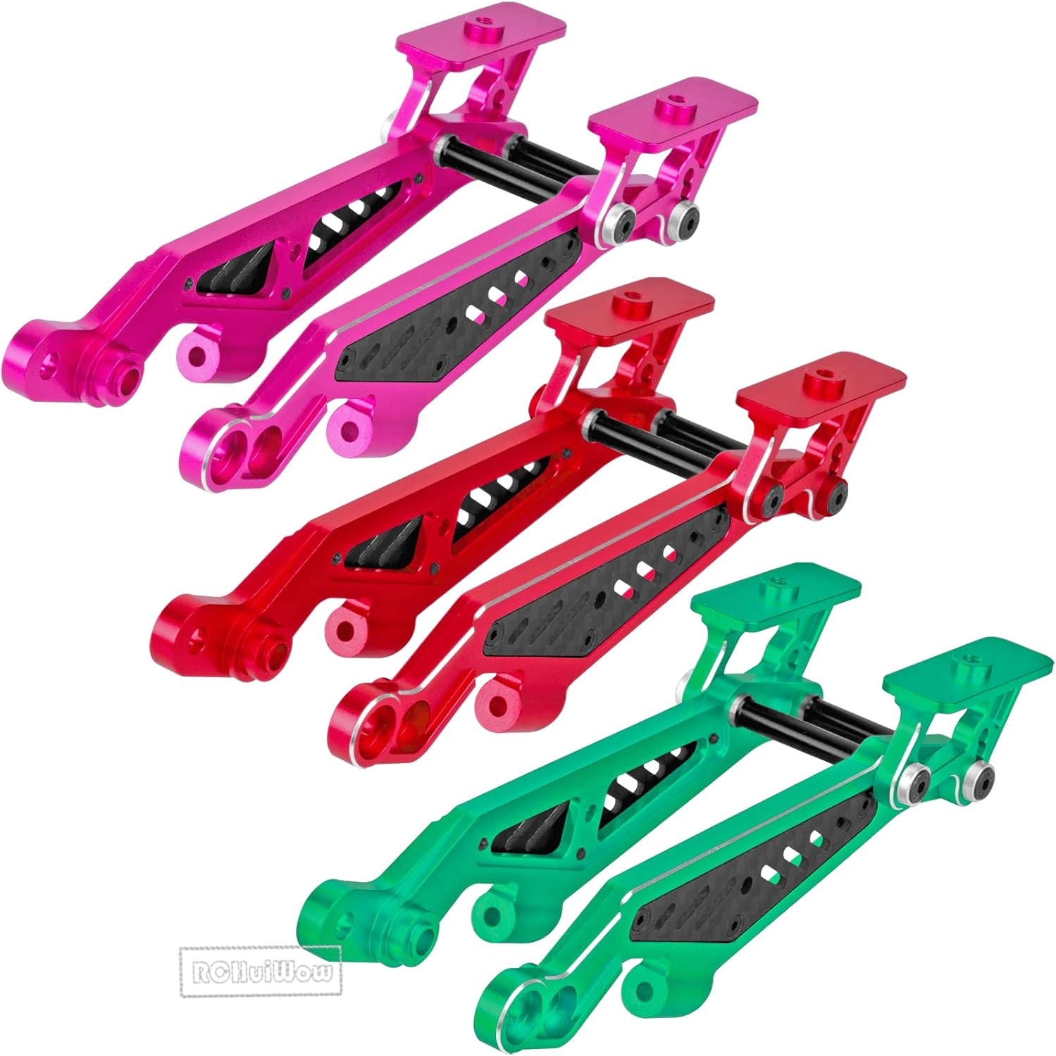 RC Wing Mount Set Upgrades Part for 1/8 Typhon 6S BLX,Kraton 6S BLX,Outcast 6S BLX,Talion 6S BLX,Notorious 6S BLX,Alloy Aluminium Heavy Duty Wing Mount Set Hops Up,Replace #AR320347,Green