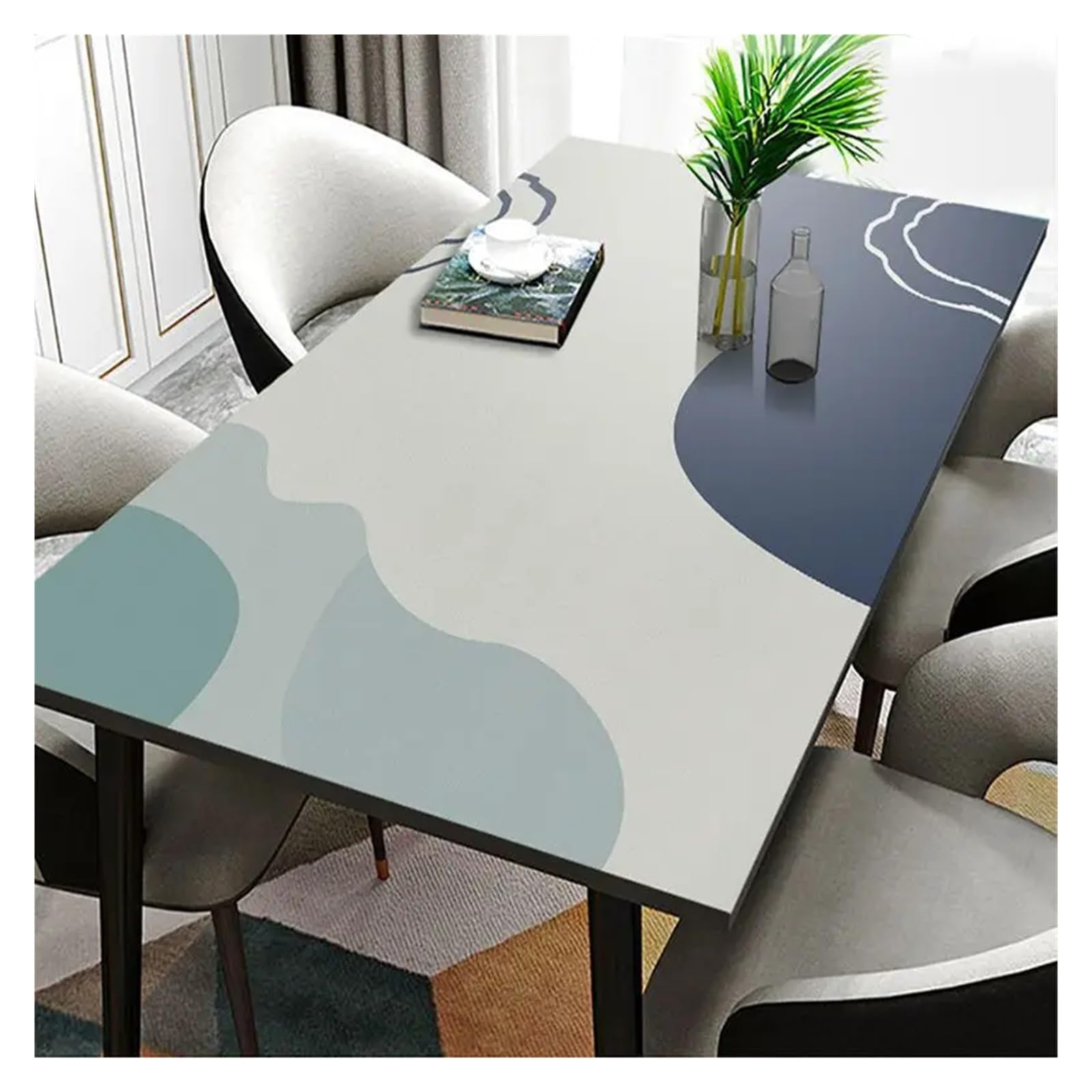Leder-Schreibtischunterlage Tischdecken, Platzsets, wasserdichte Schutzhülle, Möbelschutz, Schrankunterlagen, Matten(Color11,70x70cm)