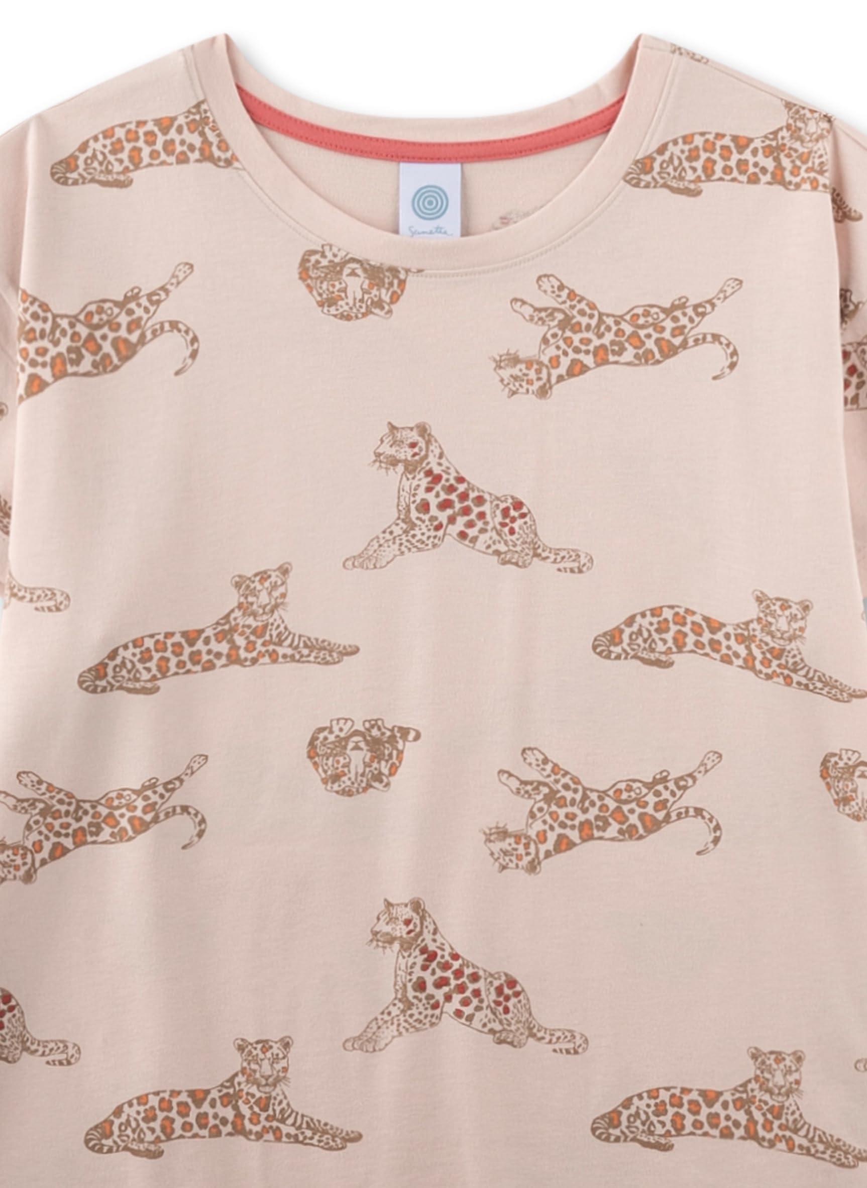 Sanetta 246066 Juego de Pijama, Color: Naranja, 176 para Niñas