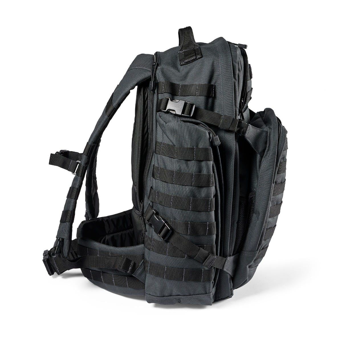 5.11 RUSH 72 2.0 Mochila táctica Molle de supervivencia militar con compartimento para laptop, grande, 55 L, estilo 56565ABR | Style 56565ABR, paquete militar grande de 55L, compartimento para laptop, listo para hidratación, nailon 1050D