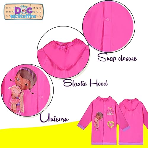 Miniatura 4 de Disney Gilr's Doc McStuffins (dragón congestionado) Rain Slicker (niño pequeño)