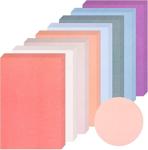 Geyoga Kit de iniciación de 200 hojas de papel de cartulina de colores, 4 x 6 pulgadas, 190 GSM, papel de construcción grueso, colores surtidos para