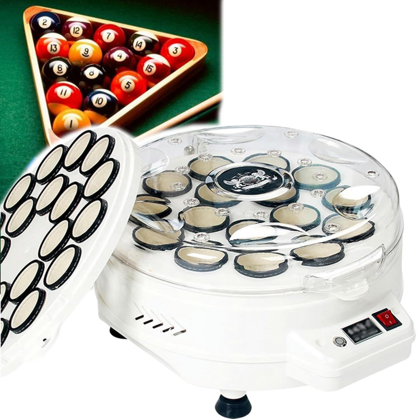 Limpiador automático de bolas de billar profesional para mantener el brillo y rodamiento óptimo