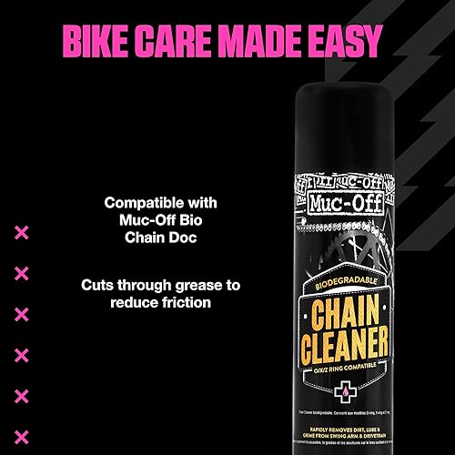Vista 8 de Muc-Off Limpiador de cadena de motocicleta, 16.9 onzas líquidas - Spray de cadena y desengrasante para limpieza - para dentro y fuera de carretera