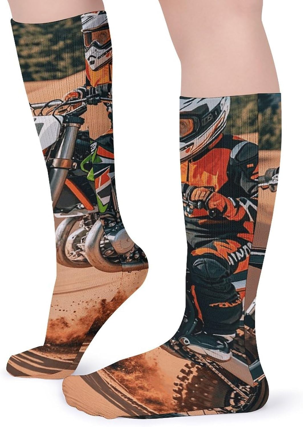 Breathable Boot Sock Limited Sport Motocross Socks for Women Men Cotton Sock Moisture-Wicking Warm Stockings Long Socks for Hiking Work Sport
